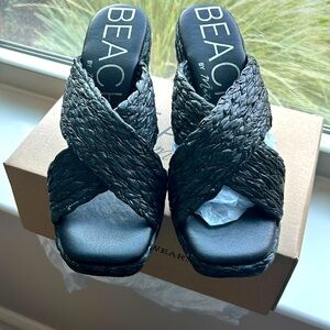 NWT- Beach by Matisse black sandal- read description